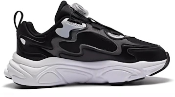 Order 大童 FILA 斐樂 旋鈕舒適 百搭 防滑透氣 低幫 兒童跑步鞋 黑灰色