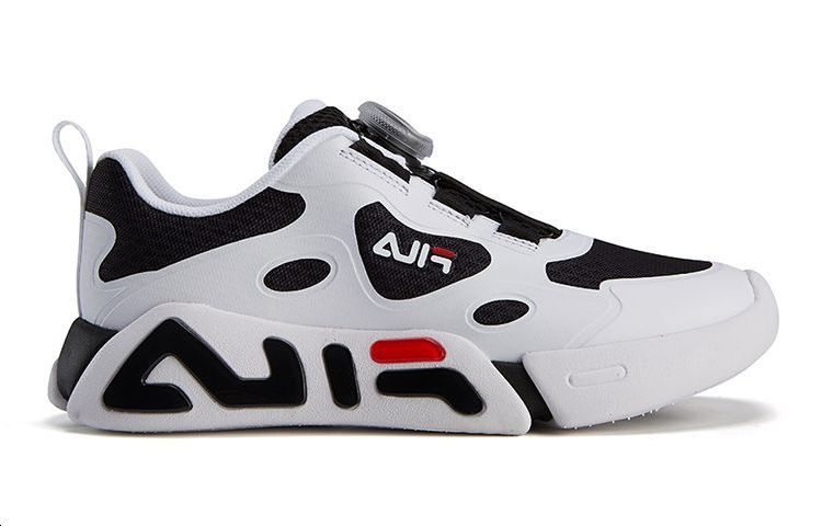 Order 大童 Fila 斐樂 BOA 透氣耐磨減震 經典復古低筒運動鞋 黑白