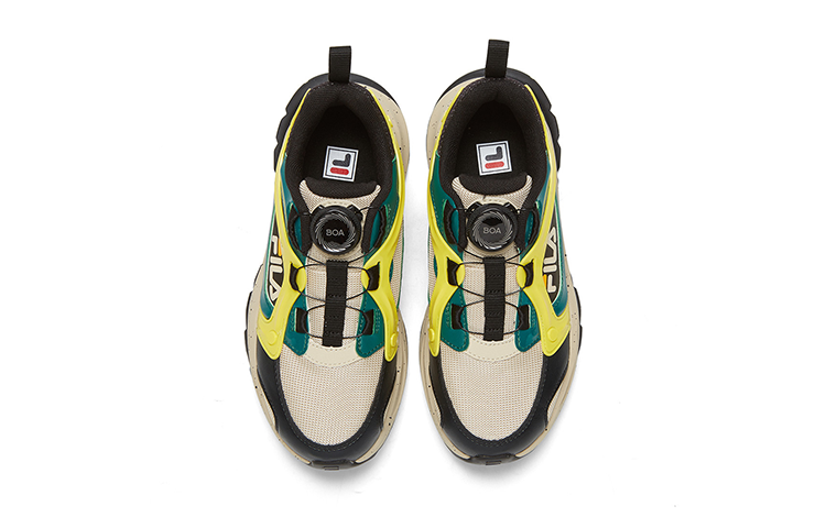 Lookbook (JR) フィラ ボア ロー ベージュ/ブラック K15B212506FAB