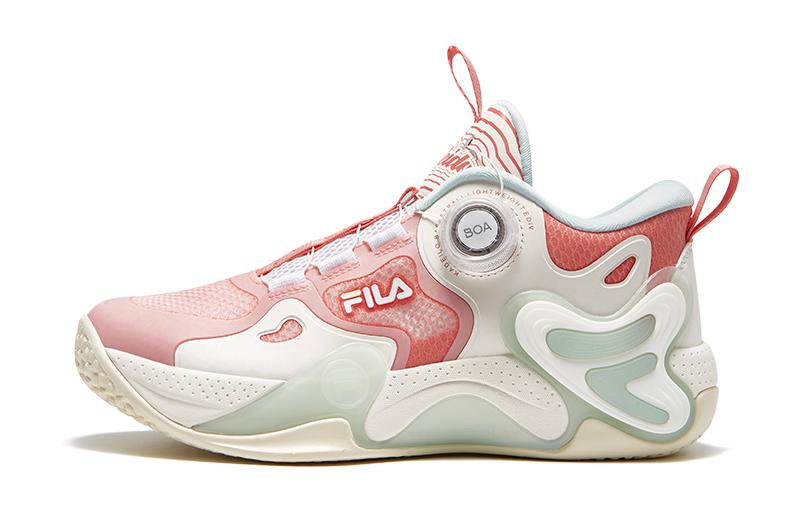 (Youth) FILA BOA Performance Basketball Shoes 'White Pink Green' K15G322202FCA
