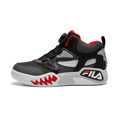 (Youth) FILA BOA Sportswear Sneakers 'Black Grey Red'