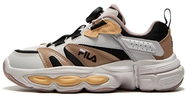 (Youth) FILA BOA Vintage Running Shoes 'Grey Brown' K15B341119FWF (Youth) FILA BOA Vintage Running Shoes 'Grey Brown' K15B341119FWF