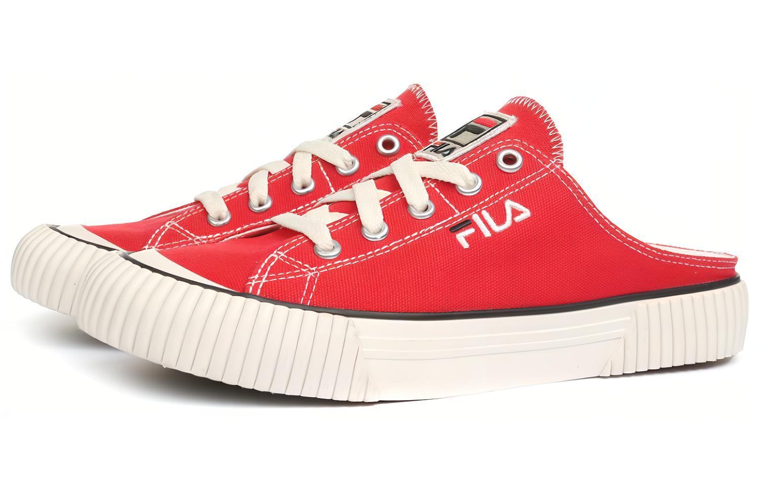 Order Fila 斐樂 Bumper Mule 一腳踏運動休閒鞋 男女款 紅白 韓式