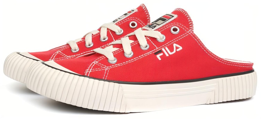 (Youth) FILA Bumper Mule Red/White 1XM01006_923 Order (Youth) FILA Bumper Mule Red/White 1XM01006_923