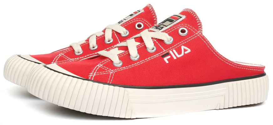 (Youth) FILA Bumper Mule Red/White 1XM01006_923 Order (Youth) FILA Bumper Mule Red/White 1XM01006_923
