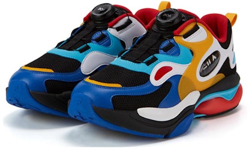 (JR) 斐乐休闲时尚跑步鞋 '蓝红橙' K15B311107FBB Lookbook (JR) 斐乐休闲时尚跑步鞋 '蓝红橙' K15B311107FBB