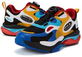 大童 FILA斐樂 舒適潮流 減震耐磨 低幫 兒童跑步鞋 黑藍 Shop 大童 FILA斐樂 舒適潮流 減震耐磨 低幫 兒童跑步鞋 黑藍