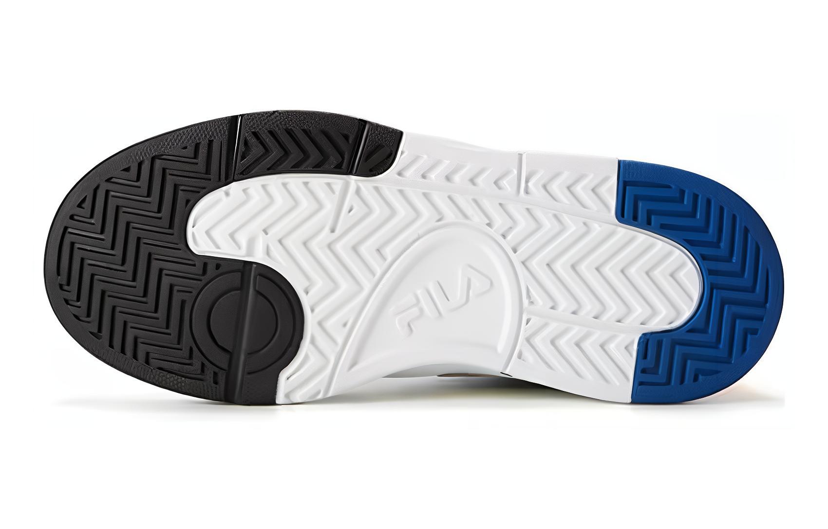 Shop (JR) FILA Kasut Skate High-Top Santai 'Putih Hitam Jingga' K55B141301PBO