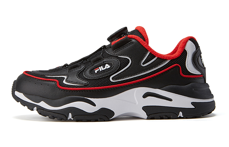 (Youth) FILA Classic Lifestyle Retro Sneaker 'Black Red' K15B041155FBW