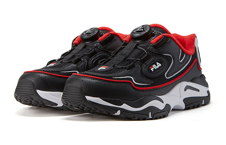 Order (Youth) FILA Classic Lifestyle Retro Sneaker 'Black Red' K15B041155FBW
