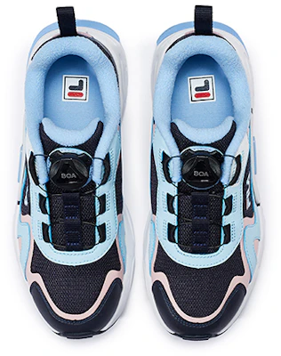 (Youth) FILA Classic Lifestyle Retro Sneaker 'Blue Pink' K15G041151FNW Lookbook (Youth) FILA Classic Lifestyle Retro Sneaker 'Blue Pink' K15G041151FNW