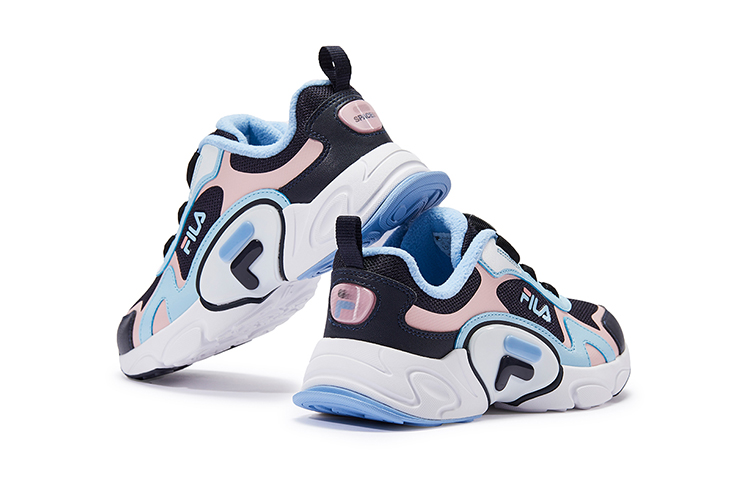 Shop (Youth) FILA Classic Lifestyle Retro Sneaker 'Blue Pink' K15G041151FNW