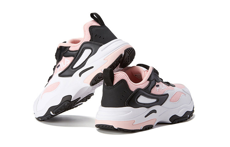 Shop (JR) Sneakers Retro FILA Classic Lifestyle 'Pink White Black' K55G041101FPW