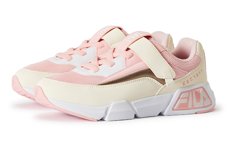 (Youth) FILA Classic Low-Top Sneakers 'Pink White' 圖 2