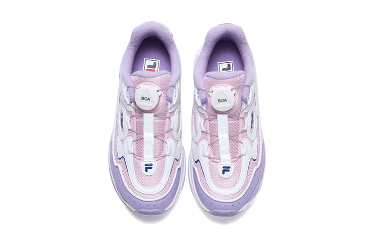 Lookbook (JR) FILA Clásico Retro Runner 'Rosa Morado' K15G041105FPU
