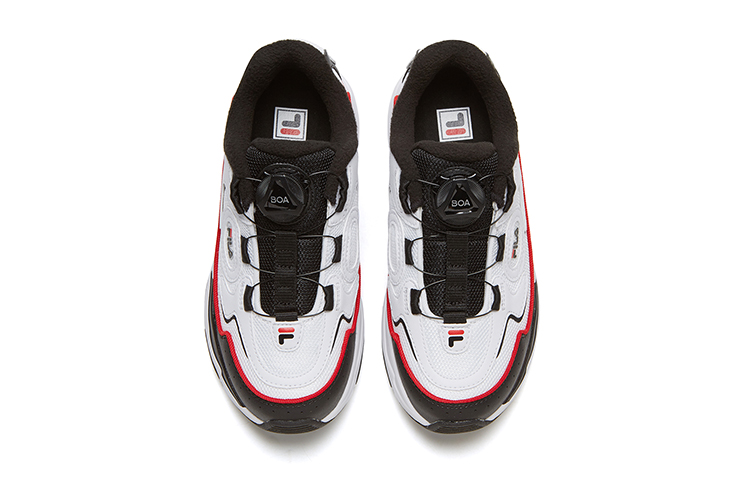 Lookbook (JR) FILA Retro Classic Runner 'Blanco Negro Rojo' K15B041155FWB