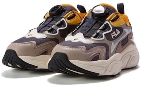 (JR) FILA クラシックランニングシューズ (ブラウン/ブラック) K15B241102FOF Lookbook (JR) FILA クラシックランニングシューズ (ブラウン/ブラック) K15B241102FOF