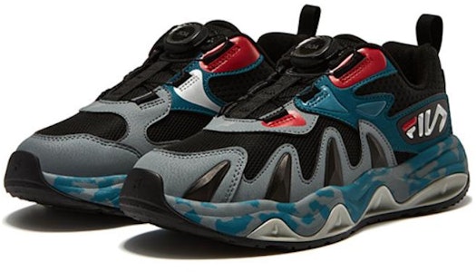 (JR) 휠라 클래식 스포츠 슈즈 '블랙 블루 레드' K15B342501FFCM Lookbook (JR) 휠라 클래식 스포츠 슈즈 '블랙 블루 레드' K15B342501FFCM