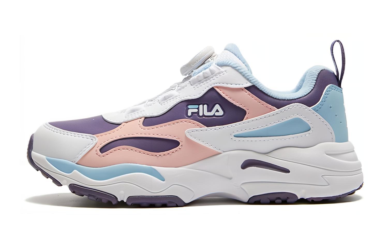 (Youth) FILA Classic Sport Shoes 'White Pink Blue' K15B341191PWP