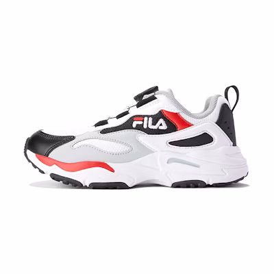 (Youth) FILA Classic Sports Shoes 'White Red Black'