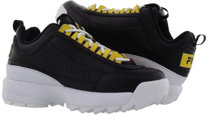 大童 FILA斐樂 Disruptor 舒適輕便 防滑耐磨 兒童休閒鞋 黑色 Lookbook 大童 FILA斐樂 Disruptor 舒適輕便 防滑耐磨 兒童休閒鞋 黑色