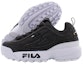 Shop (JR) FILA Disruptor 2 'Denim Hitam' 3FM00679-013