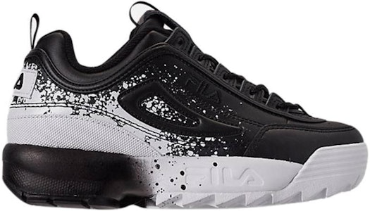 (JR) フィラ ディスラプター2 スプラッター (黒/白) 3FM00731-013 Sizing (JR) フィラ ディスラプター2 スプラッター (黒/白) 3FM00731-013