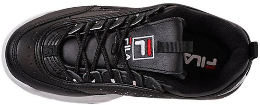 (Youth) FILA Disruptor 2 'Splatter Black White' 3FM00731-013 Cheap (Youth) FILA Disruptor 2 'Splatter Black White' 3FM00731-013