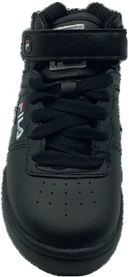 兒童 FILA斐樂 百搭休閒 輕鬆舒適 防滑耐磨 高幫 兒童板鞋 黑色 Lookbook 兒童 FILA斐樂 百搭休閒 輕鬆舒適 防滑耐磨 高幫 兒童板鞋 黑色