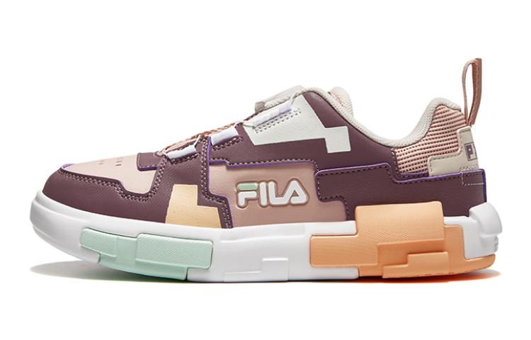 (Youth) FILA Fashion Brick Skate Shoes 'Brown Orange White'