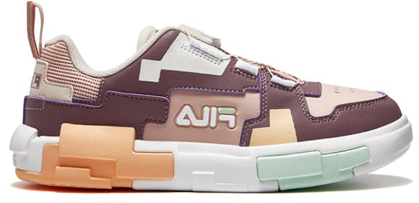 (Youth) FILA Fashion Brick Skate Shoes 'Brown Orange White' K15B341304FRG Order (Youth) FILA Fashion Brick Skate Shoes 'Brown Orange White' K15B341304FRG