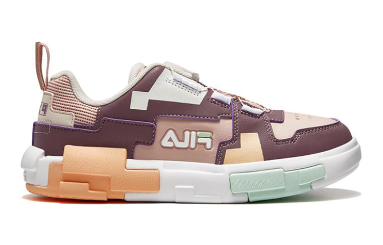 (Youth) FILA Fashion Brick Skate Shoes 'Brown Orange White' 圖 2