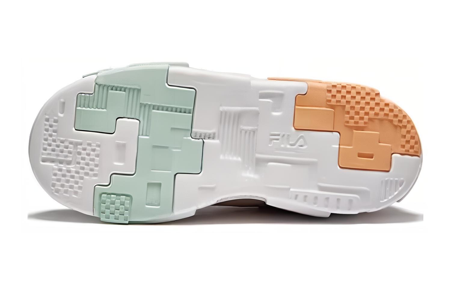 (Youth) FILA Fashion Brick Skate Shoes 'Brown Orange White' 圖 5