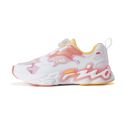 (Youth) FILA Fashion Running Sneakers 'White Pink'