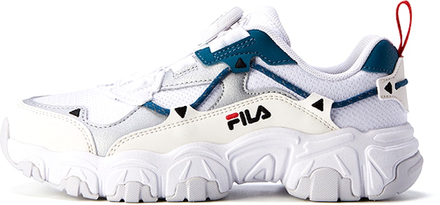 (JR) FILA Fluid Sneakers 'Putih Kelabu Teal' K15B211113FWS Buy (JR) FILA Fluid Sneakers 'Putih Kelabu Teal' K15B211113FWS