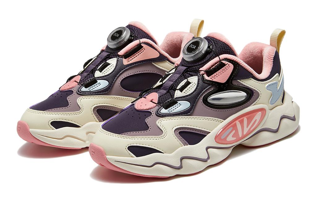Lookbook (JR) FILA FUSION BOA 跑鞋 '黑粉紫' K15G341110FNA