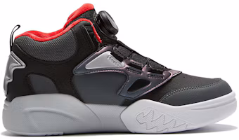 Order 大童 FILA FUSION 斐樂潮牌 Desperado 舒適百搭 減震耐磨 低幫 兒童板鞋 黑灰色