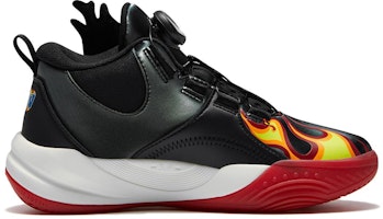 大童 FILA FUSION斐樂潮牌 舒適百搭 減震耐磨 低幫 兒童籃球鞋 黑紅色 Order 大童 FILA FUSION斐樂潮牌 舒適百搭 減震耐磨 低幫 兒童籃球鞋 黑紅色