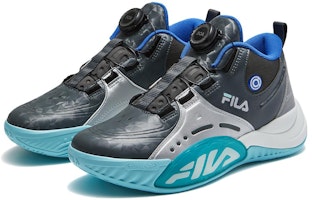 大童 FILA FUSION 斐樂潮流 舒適百搭 減震耐磨 中筒 兒童籃球鞋 灰綠色 Lookbook 大童 FILA FUSION 斐樂潮流 舒適百搭 減震耐磨 中筒 兒童籃球鞋 灰綠色