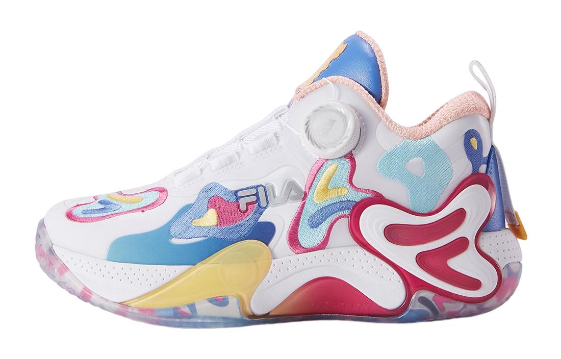 (Youth) FILA High-Top Basketball 'White-Red' K15G242203FWM