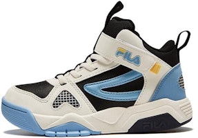 (Youth) FILA High-Top Skate Shoes 'White Black Blue' K14B341301FBG (Youth) FILA High-Top Skate Shoes 'White Black Blue' K14B341301FBG