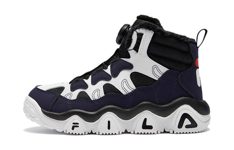 (Youth) FILA High Top Shoes 'Black White' K15B342968PPW