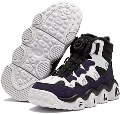 (Youth) FILA High Top Shoes 'Black White' K15B342968PPW Lookbook (Youth) FILA High Top Shoes 'Black White' K15B342968PPW