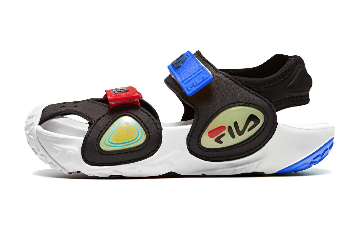 (Youth) FILA Jungle Performance Sandals 'White Black Blue' K14B322802FBF