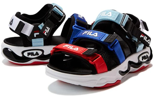 (JR) Sandali FILA Lifestyle ''Nero Blu Rosso'' K15B222810P Order (JR) Sandali FILA Lifestyle ''Nero Blu Rosso'' K15B222810P