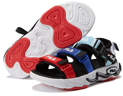 (JR) Sandali FILA Lifestyle ''Nero Blu Rosso'' K15B222810P Lookbook (JR) Sandali FILA Lifestyle ''Nero Blu Rosso'' K15B222810P