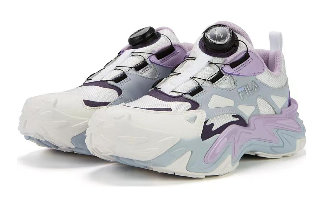 (Youth) FILA Low-Top Running Shoes 'White Purple Blue' 圖 3
