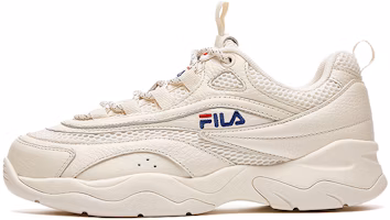 (Women) FILA Ray VNTG Running Shoes White T12W921110CSW (Women) FILA Ray VNTG Running Shoes White T12W921110CSW