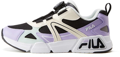 (Youth) FILA Retro Low-Top Sneakers 'Black White Purple' K15G041156FBP (Youth) FILA Retro Low-Top Sneakers 'Black White Purple' K15G041156FBP