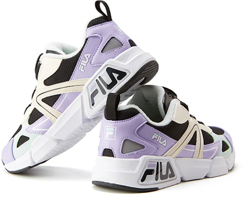 (Youth) FILA Retro Low-Top Sneakers 'Black White Purple' K15G041156FBP Shop (Youth) FILA Retro Low-Top Sneakers 'Black White Purple' K15G041156FBP